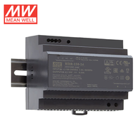 Alimentation électrique à rail DIN mince Mean Well HDR-150 150W, sortie unique 12V/15V/24V/48V, certifiée BS EN EN61000-3-2