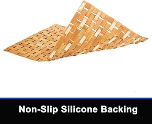 <span class=keywords><strong>Tapis</strong></span> <span class=keywords><strong>de</strong></span> <span class=keywords><strong>salle</strong></span> <span class=keywords><strong>de</strong></span> <span class=keywords><strong>bain</strong></span> rectangulaires imperméables antidérapants faciles à nettoyer 16x24 pouces naturels 1 pièce - Product Image 3