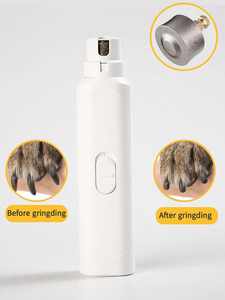 कुत्तों के लिए शांत पर्यावरण के अनुकूल प्लास्टिक नाखून ग्राइंडर usb usb संचालित सौम्य पंजे ट्रिमर कारखाने प्रत्यक्ष पालतू सौंदर्य उपकरण - Product Image 2