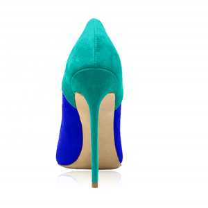 Di grandi dimensioni 42 scarpe da donna Multi colorato in pelle scamosciata sintetica materiale morbido slip on confortevole famoso di <span class=keywords><strong>marca</strong></span> degli alti talloni - Product Image 4