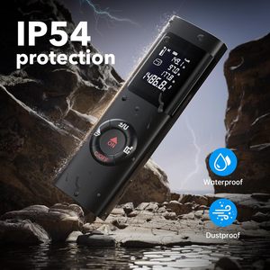 Télémètre laser 40m Modèle LR01 Portable Mesure de distance numérique <span class=keywords><strong>Surface</strong></span> Volume Fonction Pythagore IP54 Rétroéclairage LCD - Product Image 6