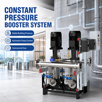 Ensemble de pompes de surpression verticales à pression constante en acier inoxydable pour bâtiments commerciaux, OEM pour contrôle entièrement automatique