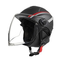 Casque demi-face pour véhicule électrique, motif personnalisé, ABS, certifié 3C, à dégagement rapide, nouvelle norme nationale, hiver, garantie 1 an, vente en gros