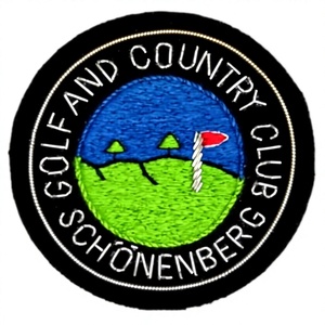 Ceci est un patch brodé vintage pour le badge du Golf et du Club de campagne de Schonenberg. - Product Image 1