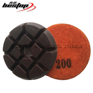 <span class=keywords><strong>3</strong></span> Zoll Typhoon Copper Bond Diamond Boden polier pad 10mm Dicke Anpassbares OEM-Schleif pad - Product Image 3