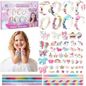 Custom Girls Hair Decoration Set DIY Headbands <b>Clips</b> Bows Ribbons Gems Glue Dots Creative Learning Toy Supplier - Product Image 1