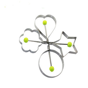 Anneau <span class=keywords><strong>à</strong></span> œufs antiadhésif en acier inoxydable, moules <span class=keywords><strong>à</strong></span> œufs, moules <span class=keywords><strong>à</strong></span> œufs amusants - Product Image 2