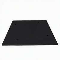 Tapis d'entraînement de golf professionnel 1,5 x 1,5 m, herbe longue et courte, double couche, design antidérapant en caoutchouc
