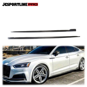 Faldón lateral de fibra de carbono, extensiones de labios para AUDI A5 S5 Sline 4-Door 2018-20 - Product Image 1