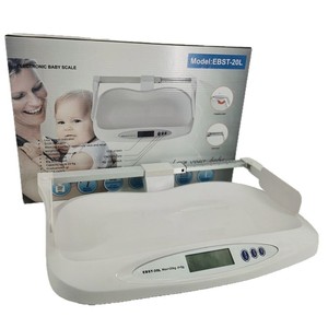 Báscula para Bebés de 20 KG, Medición Digital del Peso para Recién Nacidos, Forma Rectangular Blanca, Funciona con Pilas Secas - Product Image 4