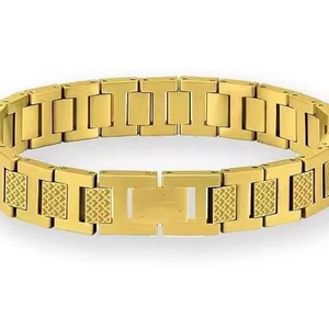 Gelang Geometris Trendi dari Baja Anti Karat, Unik untuk Hadiah Ulang Tahun, Dilengkapi Kemasan Kotak - Product Image 3