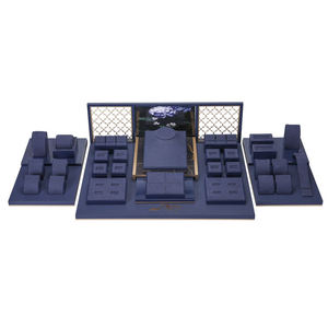 ชุดขาตั้งโชว์เครื่องประดับ วัสดุหนัง PU สำหรับโชว์แหวน สร้อยคอ จี้ ต่างหู และกำไลข้อมือ ขายส่ง - Product Image 1