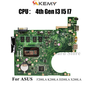 Placa base para portátil <span class=keywords><strong>X200LA</strong></span> para <span class=keywords><strong>ASUS</strong></span> VivoBook X200L F200LA K200LA D200LA <span class=keywords><strong>X200LA</strong></span> placa base para portátil con I3 I5 I7 CPU 100% pruebas OK - Product Image 2