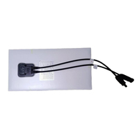 Tuiles solaires sans cadre en verre mono 10W 1V personnalisables 340*172mm pour toits plats avec panneaux solaires PERC Boîte de jonction PV