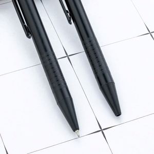 New 1.0Mm Black Metal Ballpoint With Custom Logo Creative Rotating Advertising Promotional Gift <b>Pen</b> - Product Image 4