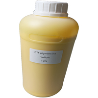 Tinta Pigmen DTF CMYKW 4+1 Warna Tinta Pigmen Film PET untuk Printer DTF Sublimasi Tinta Putih untuk Printer Inkjet