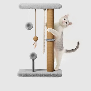 Árbol para gatos 3D pequeño, poste de escalada para gatos que no suelta pelo, juguete de madera para gatos, poste rascador para gatos de autoentretenimiento y relajación, para mascotas - Product Image 5