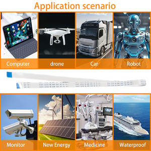 Kabel FFC Fleksibel Tipis Tipe A/B Kustom, Panjang 8PIN, Kabel FFC Baru - Product Image 4