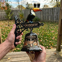 Nuevas Campanillas de Puerta con Diseño de Águila Metálica Pintada en 3D, Estilo Rock y Punk, Decoración Moderna para el Hogar