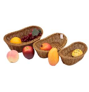 Cesto Portapane in Rattan Sintetico Fatto a Mano, Organizzatore Durevole per Frutta, Vendita all'Ingrosso - Product Image 1