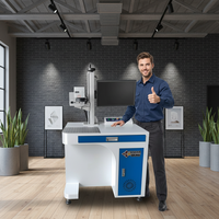 Machine laser UV CNC de table à refroidissement par eau, nouvelle, économique, la plus vendue, compatible DXF/AI, facile à utiliser, pour métal, or, verre, pierre, garantie 1 an