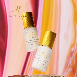 Pegamento para Pestañas Coreano Pinky Leem con Aroma a Plátano, Sin Látex, Resistente al Agua, Pegamento para Extensión de Pestañas, Marca Privada - Product Image 4