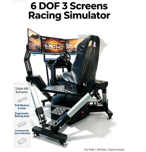 <span class=keywords><strong>Simulador</strong></span> de Carreras Dreamland de Alta Rentabilidad con 6 Ejes y 3 Pantallas, Juego de Conducción Dinámica con Movimiento Completo para Centros Comerciales - Product Image 6