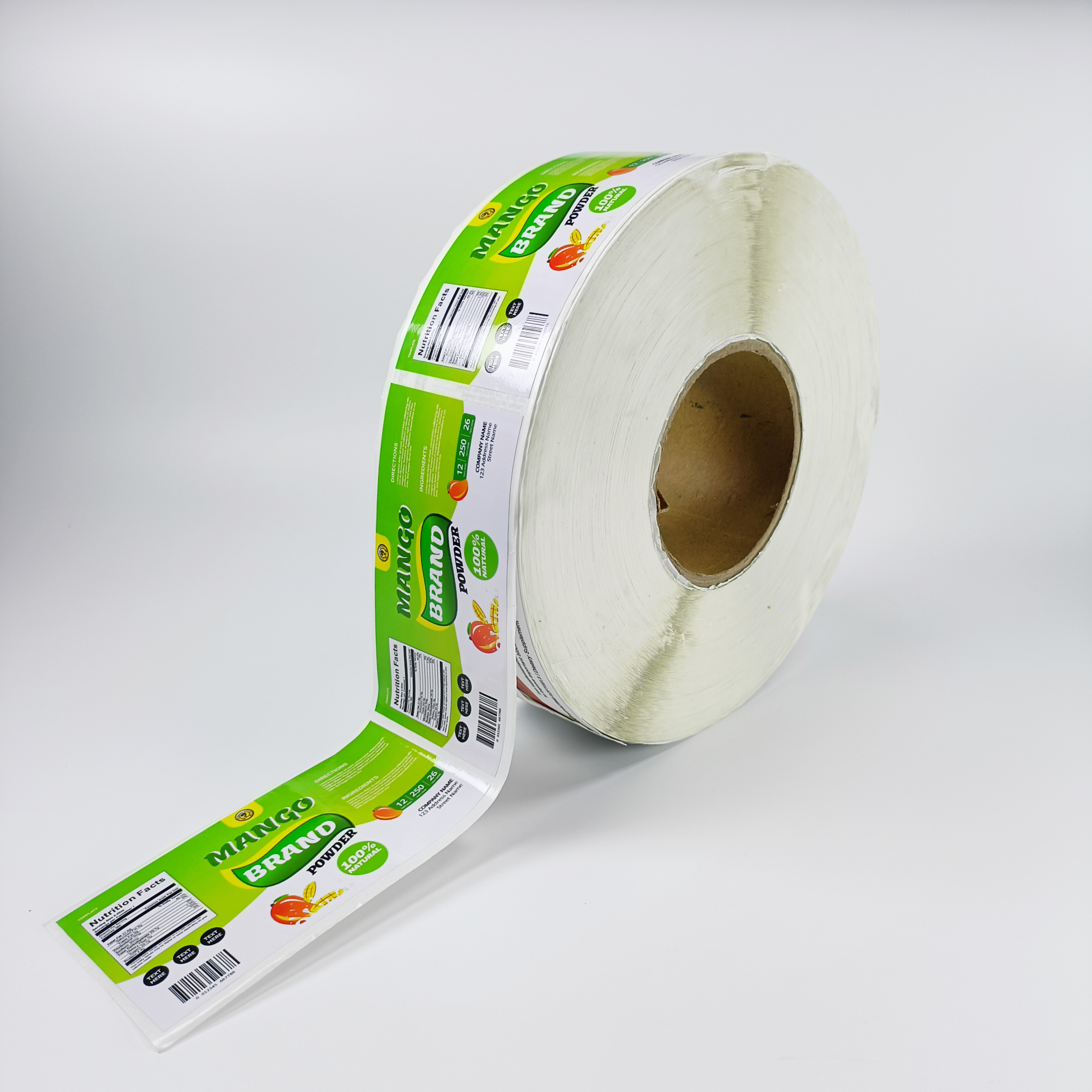 Roll Packaging Product Label Custom Printing Honey Food Dedicated Label Adhesive Vinyl Sticker