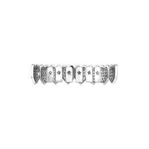 Bijoux personnalisables VVS Moissanite <span class=keywords><strong>Grillz</strong></span> Bijoux Hip Hop Bling <span class=keywords><strong>Grillz</strong></span> <span class=keywords><strong>Dent</strong></span> 14K Plaqué or Zircon glacé Dents de cœur en diamant <span class=keywords><strong>Grillz</strong></span> - Product Image 6