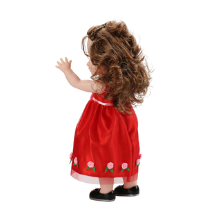 Vente en gros de poupées de mode de 30 cm, belles et réalistes, jouets pour enfants, yeux grands, peau blanche, vinyle PVC, poupée de 14 pouces pour enfants, cadeau - Product Image 4