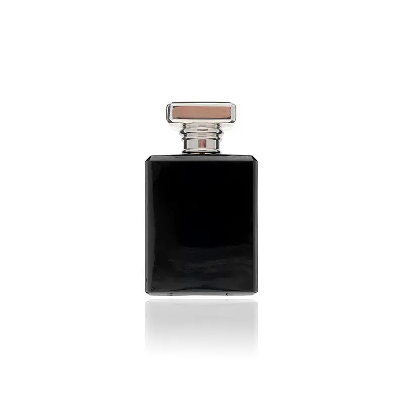 Luxury 15 Bayonet Flat Square Glass Perfume Bottle Transparent Spray Bottle Spot 30Ml 50Ml Cosmetic Bag Empty Bottle