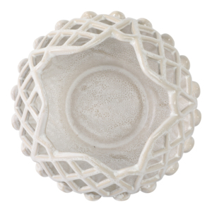 Vaso in Ceramica Traforato con Dettagli Scolpiti, Decorazione per la Casa - Product Image 6