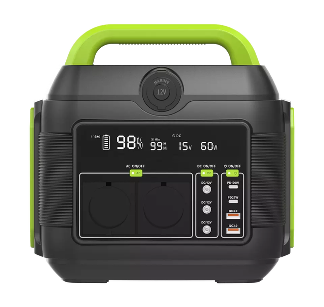 GEB Cheap Reasonable Price Portable Battery Power Station 240v AC 600W Bank Generator With Lifepo4 Cell Lithium Ion Batteries