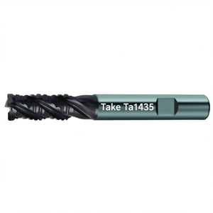 Fresa de carburo sólido Ttake Ta1435 con revestimiento Nano TiAln, helicoidal de 36-38 grados - Product Image 2