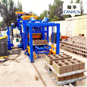 Máquina Automática para Fabricar Bloques de Hormigón Huecos y Ladrillos de Hormigón QT4-15 de <span class=keywords><strong>Shandong</strong></span> Canhua - Product Image 3