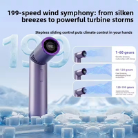 Ventilateur portable pliable haute puissance à moteur sans balais, 6 vitesses, rechargeable, à batterie, le plus vendu
