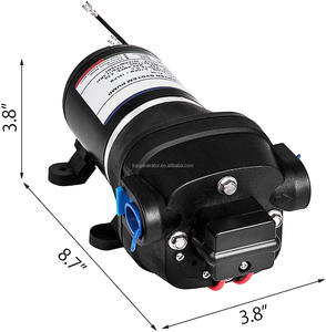 FL-40 12V 17LPM 40PSI आर. वी. छोटे बिजली डायाफ्राम पंप डीसी शौचालय सीवेज पंप - Product Image 3