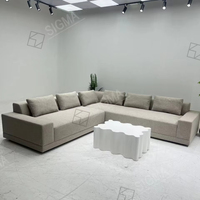 Sigma Modern Fashion Luxus Komfortable U-Form Interieur Wohnzimmer Couch Schnitts ofa Innen möbel Modulares Stoffs ofa