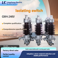 Interruptor Aislante de Alta Tensión Lingc GW4-24/630A 1250A 3 Polos 50/60Hz Exterior 24KV