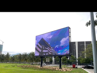 Layar LED Digital Tahan Air IP67 Kecerahan Tinggi untuk Fasad Bangunan Luar Ruangan, Periklanan Komersial, Pusat Perbelanjaan, Bandara