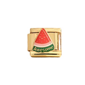 Modular Bracelet Stainless Steel DIY Charm Set Women's Fashion Jewelry Gift Heart Crown Butterfly Lips Star Fruit Design - Product Image 5