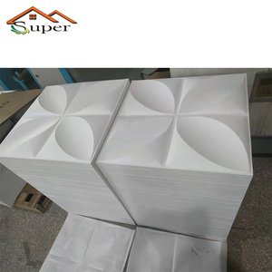 3D ดอกไม้ผนังประดิษฐ์แผง PVC วอลล์เปเปอร์ตกแต่งเพดานกันน้ำ - Product Image 4