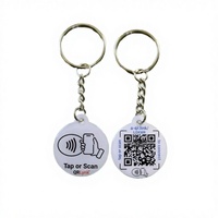 Porte-clés en époxy personnalisés à prix d'usine, étiquettes RFID/NFC intelligentes en plastique PVC et cartes de contrôle d'accès