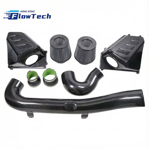ระบบไอดีคาร์บอนไฟเบอร์แบบแห้ง FlowTech Pre-Preg สำหรับ BMW G80 M3 G82 M4 S58 3.0T ปี 2021+ - Product Image 1
