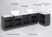 Table de caisse en acier noir Jiachenxin JCX-SYT pour les épiceries