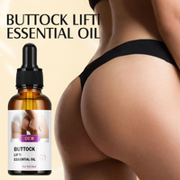 Huile Essentielle Bio Naturelle pour Agrandir et Raffermir les Fesses, 30ml – Massage Liftant pour des Hanches Plus Volumineuses et Sexy