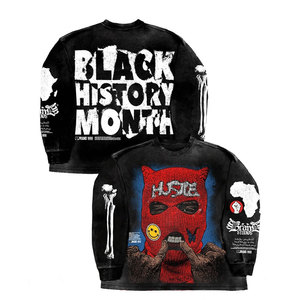 Sudadera de Hombre de Alta Moda, Ligera, con Estampado Moderno, de Manga Larga, con Etiqueta Privada - Product Image 1