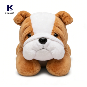 Милая, очень мягкая, реалистичная плюшевая игрушка-собака 2026 года на заказ оптом для детей: компаньон для сна или праздничный подарок - Product Image 5