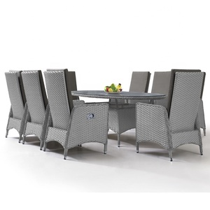 Meubles En Osier rotin Extérieur de Restaurant <span class=keywords><strong>Salle</strong></span> À <span class=keywords><strong>Manger</strong></span> Chaises de Jardin <span class=keywords><strong>Ensemble</strong></span> - Product Image 3