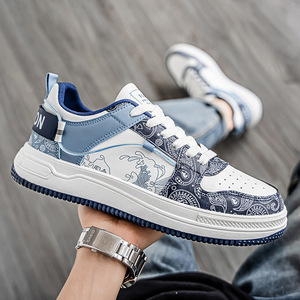 2026 Summer New Trendy, Versatile, Breathable, Casual White Sneakers with Soft Bottom for Men, One-Piece <b>Slide</b> Sandals - Product Image 6